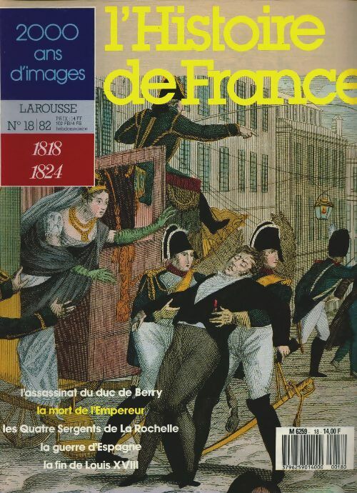 Livrenpoche : L'Histoire de France  n°18 : 1818-1824 - Collectif - Livre