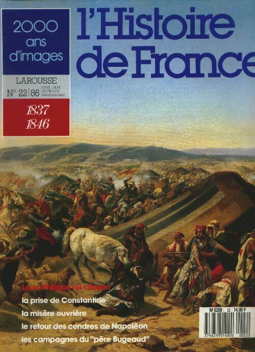Livrenpoche : L'Histoire de France n°22 : 1837-1846 - Collectif - Livre