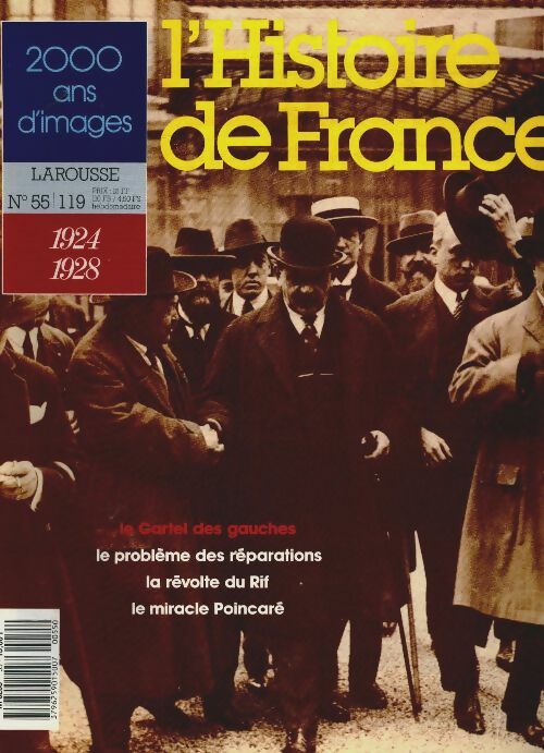 Livrenpoche : L'Histoire de France  n°55 : 1924-1928 - Collectif - Livre