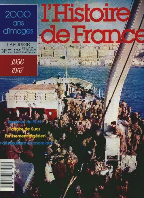 Livrenpoche : L'Histoire de France  n°71 : 1956-1957 - Collectif - Livre