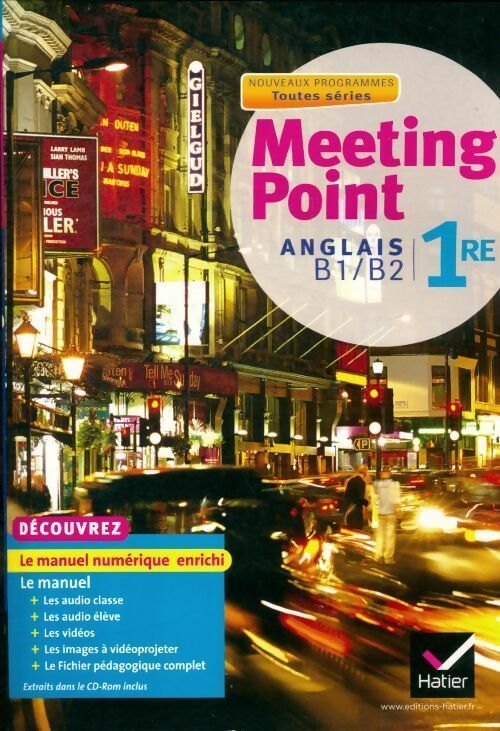 Meeting point anglais 1re toutes séries - Dominique Santoni -  Hatier GF - Livre