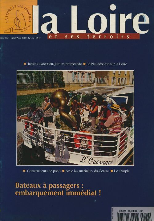 Livrenpoche : La Loire et ses terroirs n°36 : Bateaux à passagers - Collectif - Livre