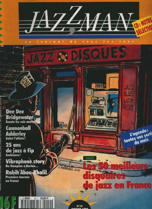 Jazzman n°10 : Les 50 meilleurs disquaires de jazz en France - Collectif -  Jazzman - Livre