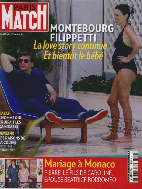 Paris Match n°3454 : Montebourg Filipetti - Collectif -  Paris Match - Livre