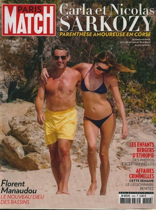 Livrenpoche : Paris Match n°3456 : Carla et Nicolas Sarkozy - Collectif - Livre