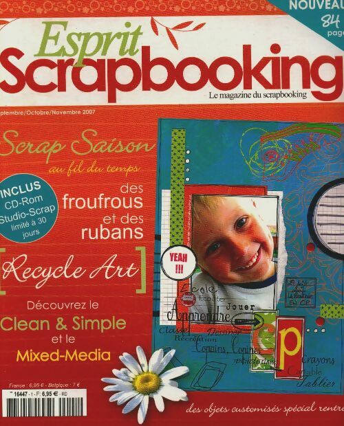 Livrenpoche : Esprit scrapbooking n°1 : Scrap saison - Collectif - Livre