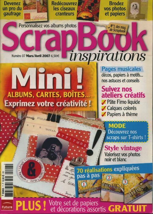 Livrenpoche : Scrapbook inspirations n°7 : Mini ! - Collectif - Livre