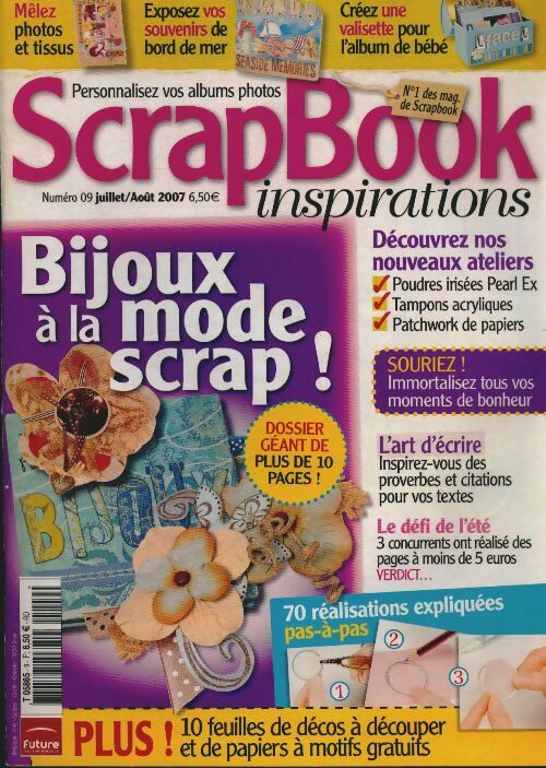 Livrenpoche : Scrapbook inspirations n°9 : Bijoux à la mode scrap ! - Collectif - Livre