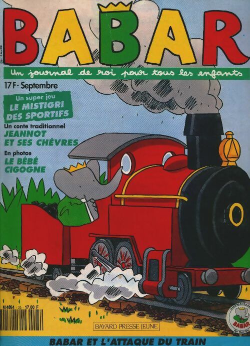 Livrenpoche : Babar n°25 : Babar et l'attaque du train - Collectif - Livre