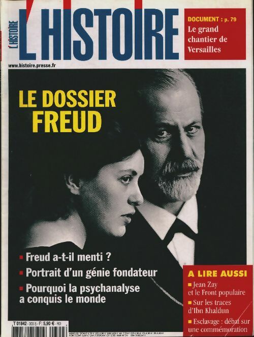 Livrenpoche : L'histoire n°309 : Le dossier Freud - Collectif - Livre
