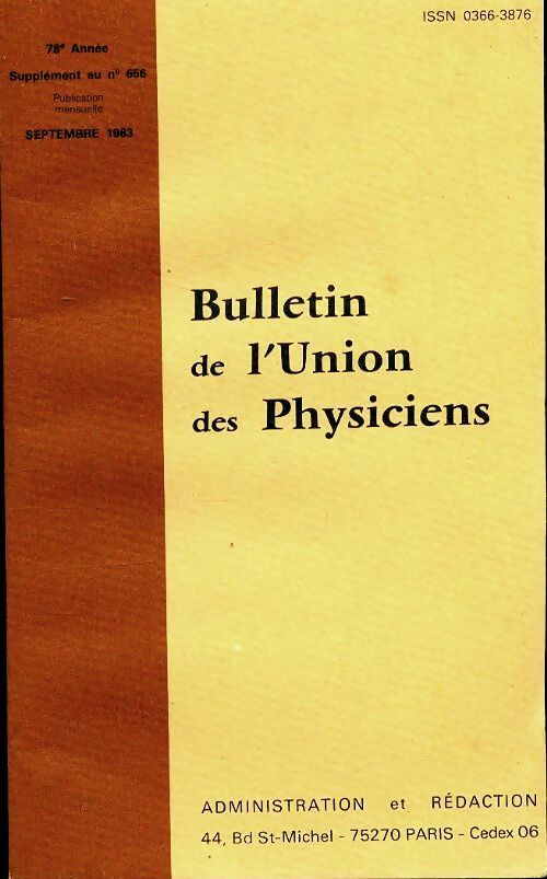 Livrenpoche : Sciences physique C et E Bac 1983 - Collectif - Livre