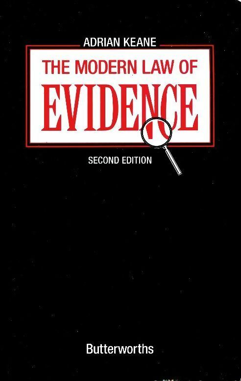 Livrenpoche : The modern law of evidence - Adrian Keane - Livre