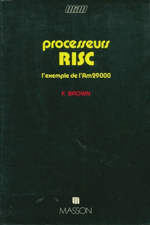 Livrenpoche : Processeurs RISC - Franck Brown - Livre
