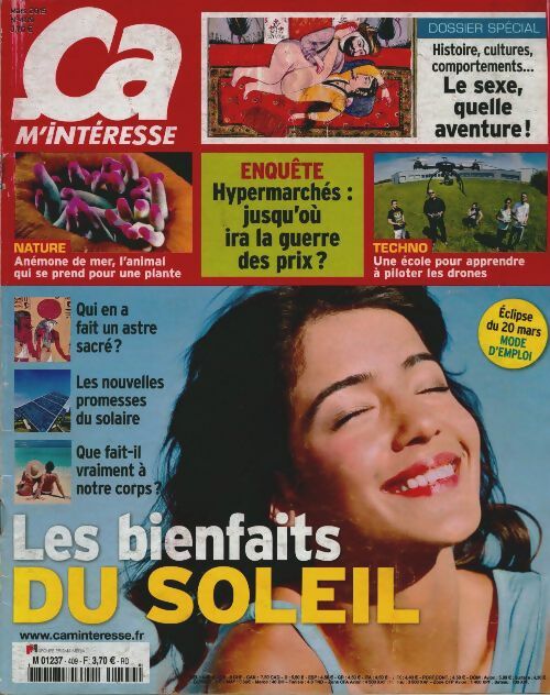 Livrenpoche : Ca m'intéresse n°409 : Les bienfaits du soleil - Collectif - Livre