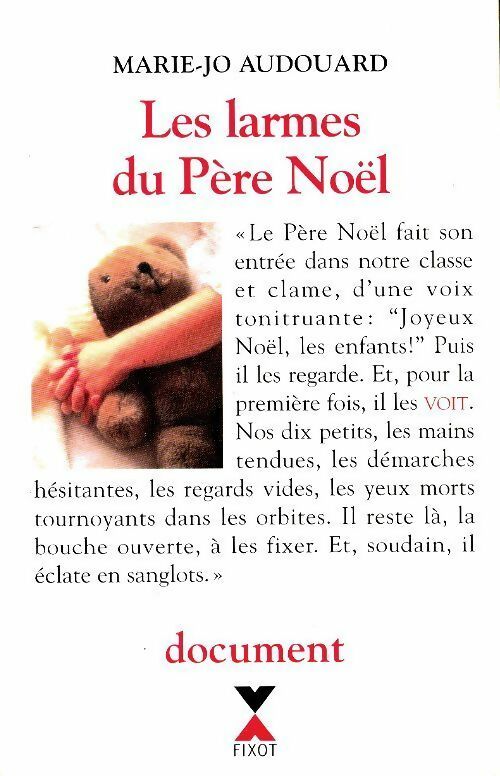 Livrenpoche : Les larmes du père Noël - Marie-Jo Audouard - Livre