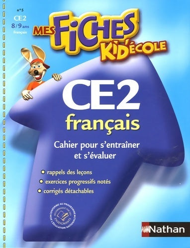 Livrenpoche : Kid école cahier français CE2 - Maurice Obadia - Livre