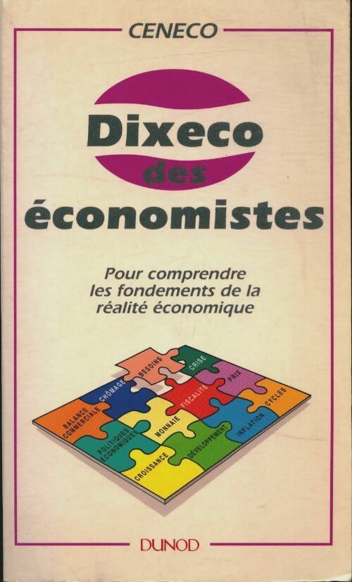 Livrenpoche : Dixeco des économistes - Ceneco - Livre