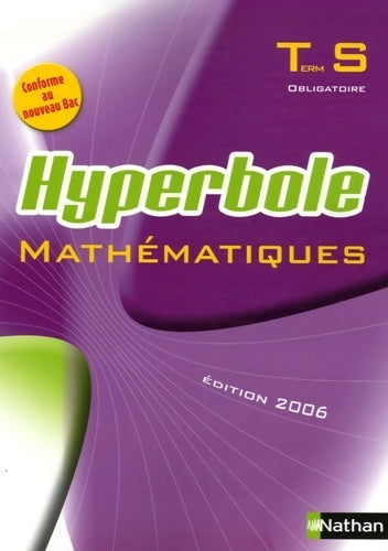 Livrenpoche : Hyperbole mathématiques Terminale S - Joël Malaval - Livre