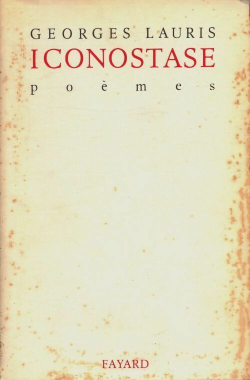 Livrenpoche : Iconostase - Georges Lauris - Livre