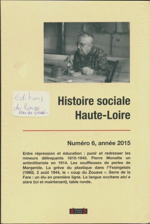 Livrenpoche : Histoire sociale Haute-Loire n°6 - Collectif - Livre
