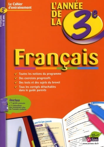 Livrenpoche : L'année de français 3e - Thomas Gargallo - Livre