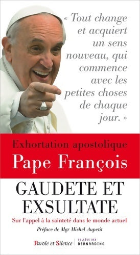 Livrenpoche : Exhortation apostolique sur la sainteté gaudete et exsultate - Pape François - Livre