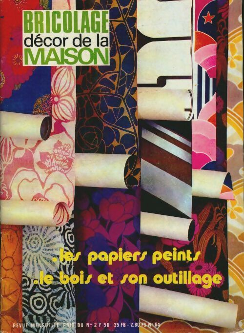 Livrenpoche : Bricolage décor de la maison  n°64 : Les papiers peints - Collectif - Livre