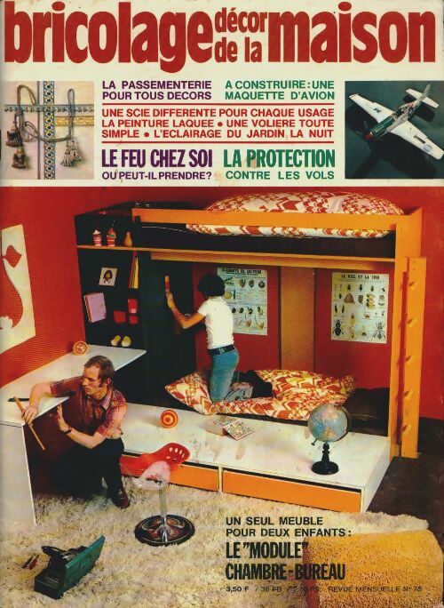 Livrenpoche : Bricolage décor de la maison  n°78 : Un seul meuble pour deux enfants - Collectif - Livre