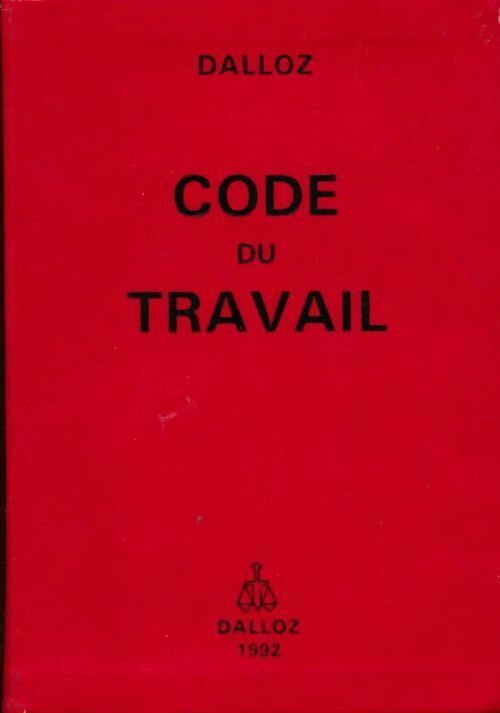Livrenpoche : Code du travail 1992 - Collectif - Livre
