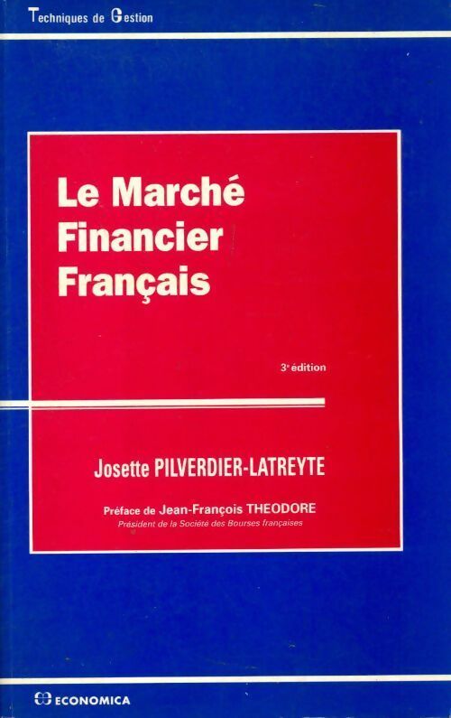 Livrenpoche : Le marché financier français - Josette Pilverdier-Latreyte - Livre