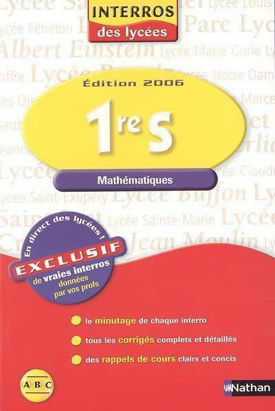 Livrenpoche : Mathématiques 1ère S - Nathalie Mallet - Livre