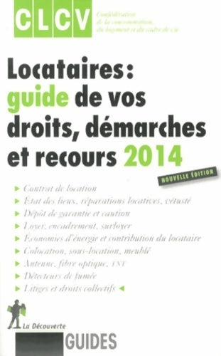 Livrenpoche : Locataires guide vos droits 14 - CLCV - Livre