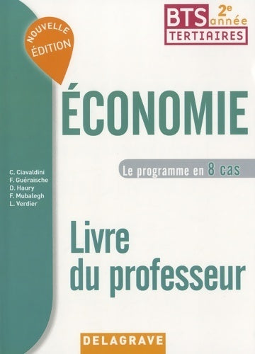 Livrenpoche : Économie BTS 2e année (2017) - livre du professeur - Fanny GuÉraische - Livre