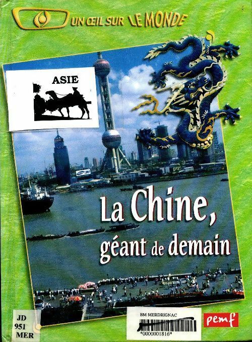 Livrenpoche : La chine géant de demain - Roger Mercier - Livre