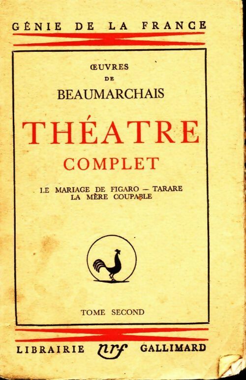 Livrenpoche : Théâtre complet Tome II  - Beaumarchais - Livre