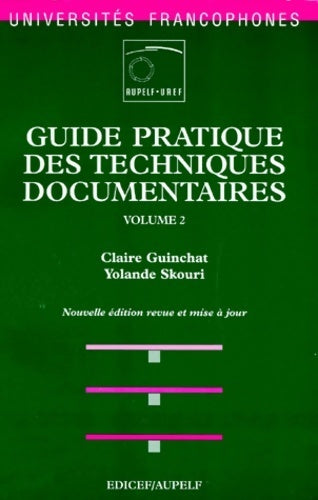 Livrenpoche : Guide pratique des techniques documentaires (nouvelle édition) / volume 2 - Claire Guinchat - Livre
