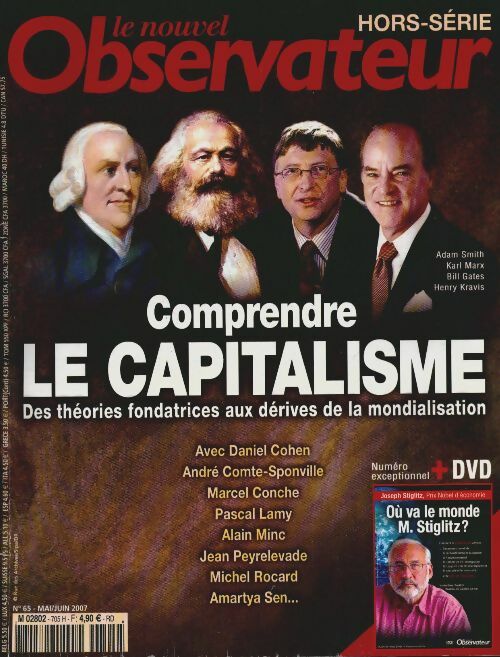 Livrenpoche : Le nouvel observateur Hors-série n°705 : Comprendre le capitalisme - Collectif - Livre