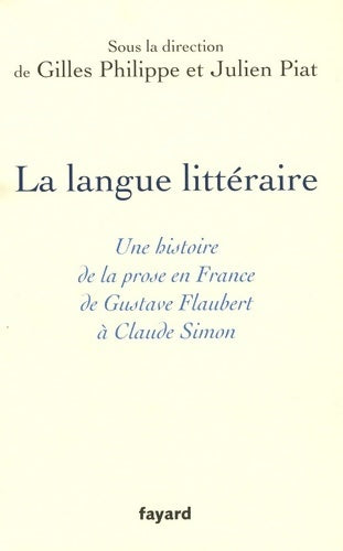 Livrenpoche : La langue littéraire - Philippe Gilles - Livre