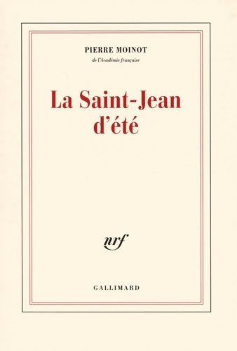 Livrenpoche : La Saint-Jean d'été - Pierre Moinot - Livre