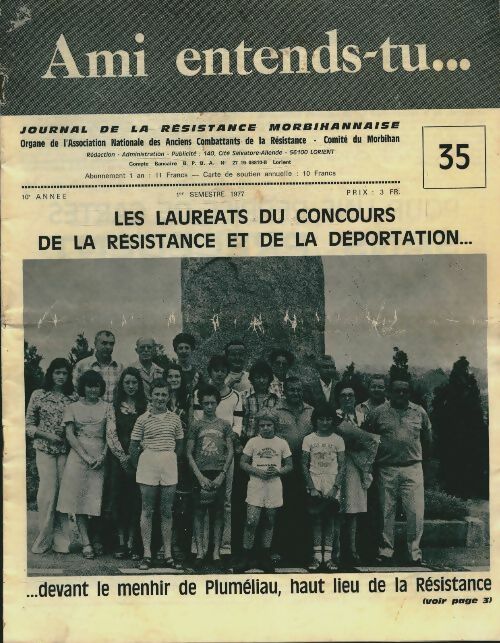 Livrenpoche : Ami entends-tu... n°35  - Collectif - Livre