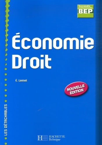 Livrenpoche : Économie droit Seconde BEP - Eric Lemot - Livre