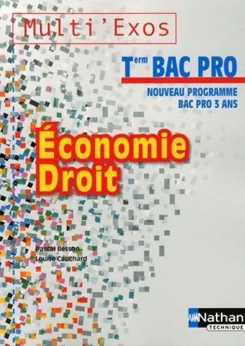 Livrenpoche : Économie - droit - Terminale bac pro - Louise Cauchard - Livre