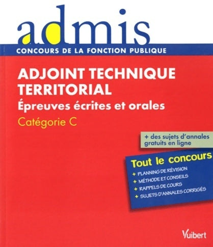 Livrenpoche : Concours adjoint technique territorial - épreuves écrites et orales - catégorie c - Emmanuelle Pouydebat - Livre