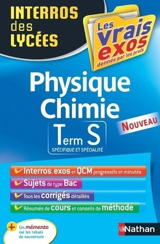Livrenpoche : Interros des lycées physique - chimie term s - Frédéric Masset - Livre