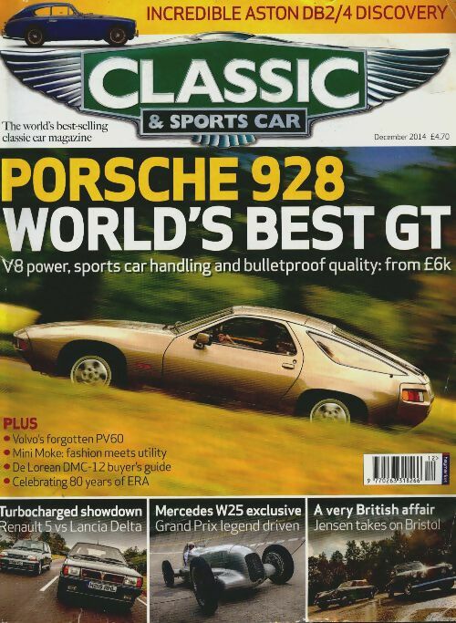 Livrenpoche : Classic and sportscar n°12 : Porsche 928 - Collectif - Livre