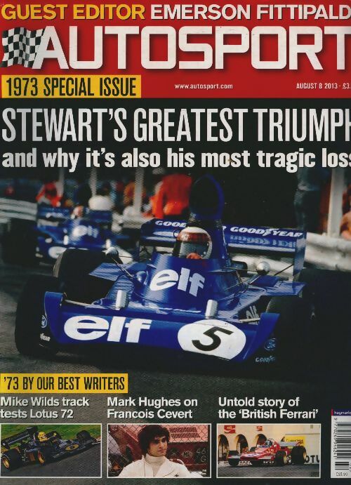 Livrenpoche : Autosport n°32 : Stewart's greatest triumph - Collectif - Livre