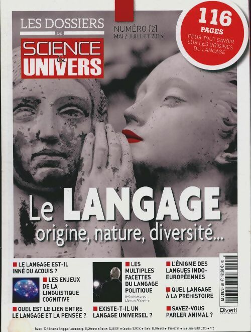 Livrenpoche : Les dossiers de Science & Univers n°2 : Le langage - Collectif - Livre