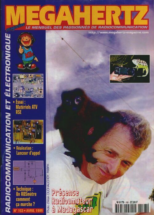 Livrenpoche : Megahertz magazine n°193 : Présence radioamateur à Madagascar - Collectif - Livre