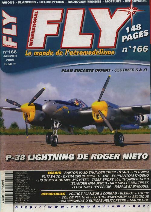 Livrenpoche : Fly International n°166 : P-38 lightning de Roger Nieto - Collectif - Livre