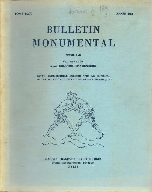 Livrenpoche : Bulletin monumental Tome 142-II - Collectif - Livre